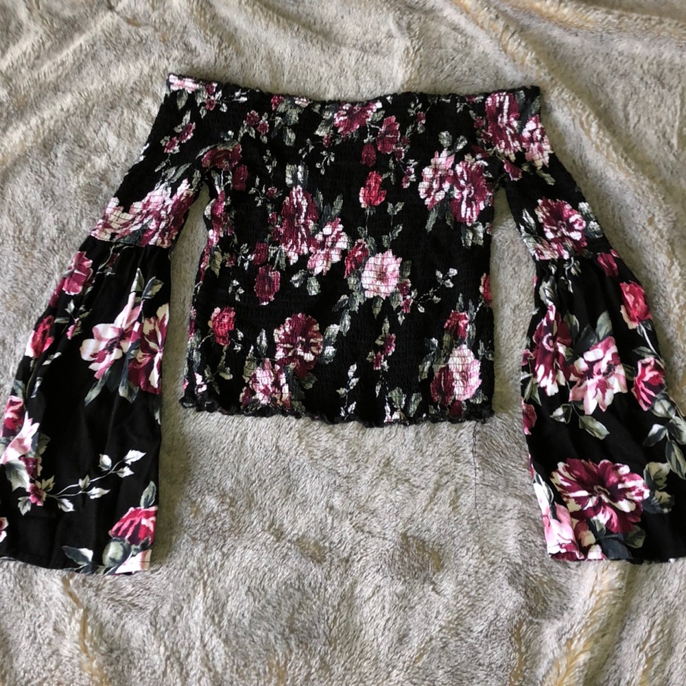 Floral Off the shoulder top